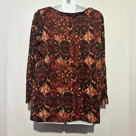 Art and Soul Pullover Print Top Women's Size 1X - Picture 2 of 6